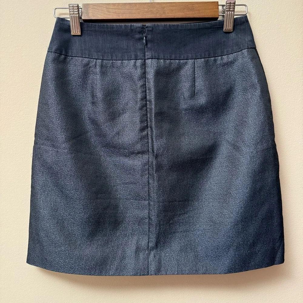 Ann Taylor Loft Shiny Metallic Skirt